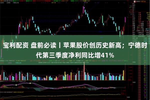 宝利配资 盘前必读丨苹果股价创历史新高；宁德时代第三季度净利同比增41%